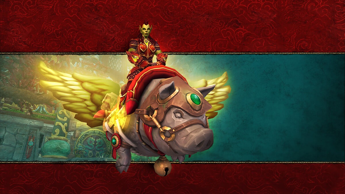 Асортимент маунтів World of Warcraft поповнився благодатним свином Хрюнделем