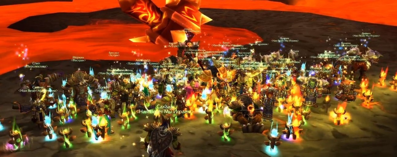 40 шаманів зачистили Вогняні Надра у WoW Classic
