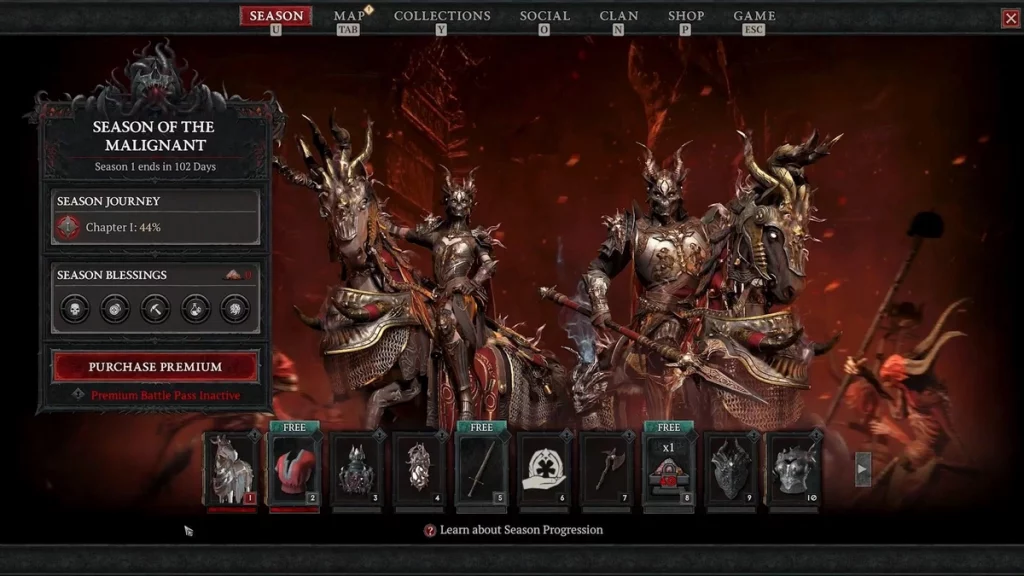 Подробности 1-го сезона Diablo IV - Дата начала, задания, активности и награды