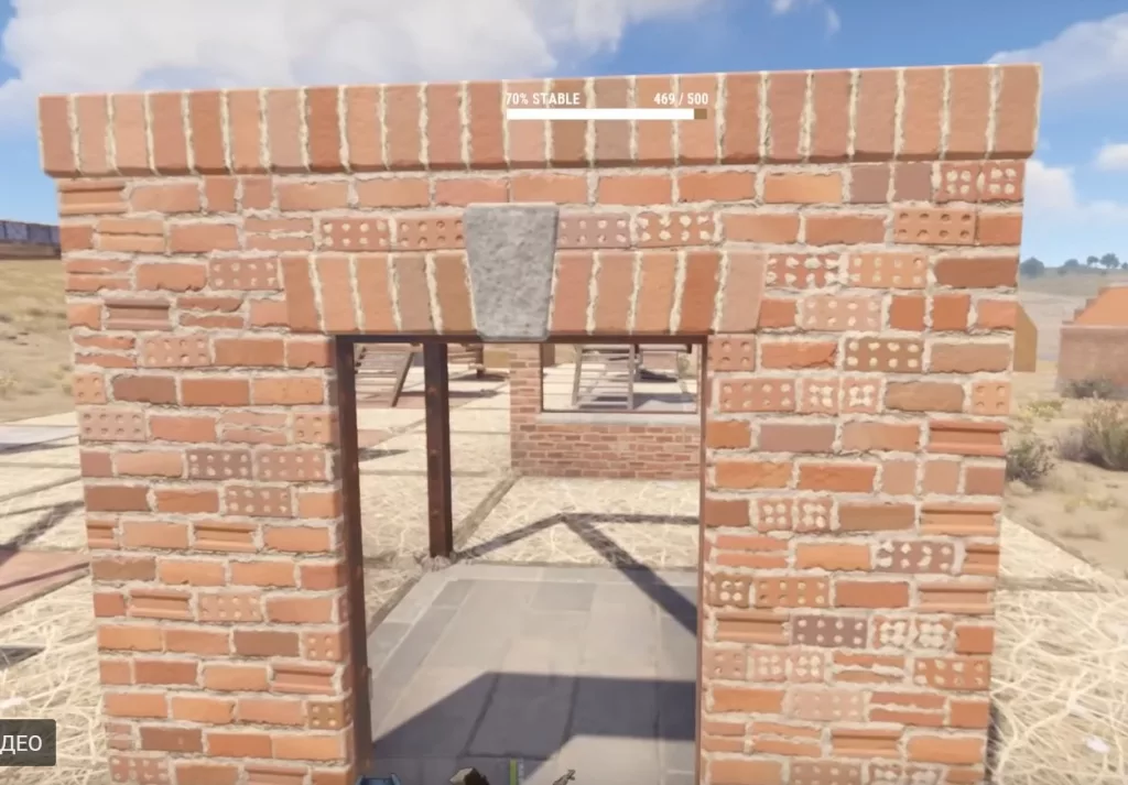 Rust: новый скин постройки "КИРПИЧ"