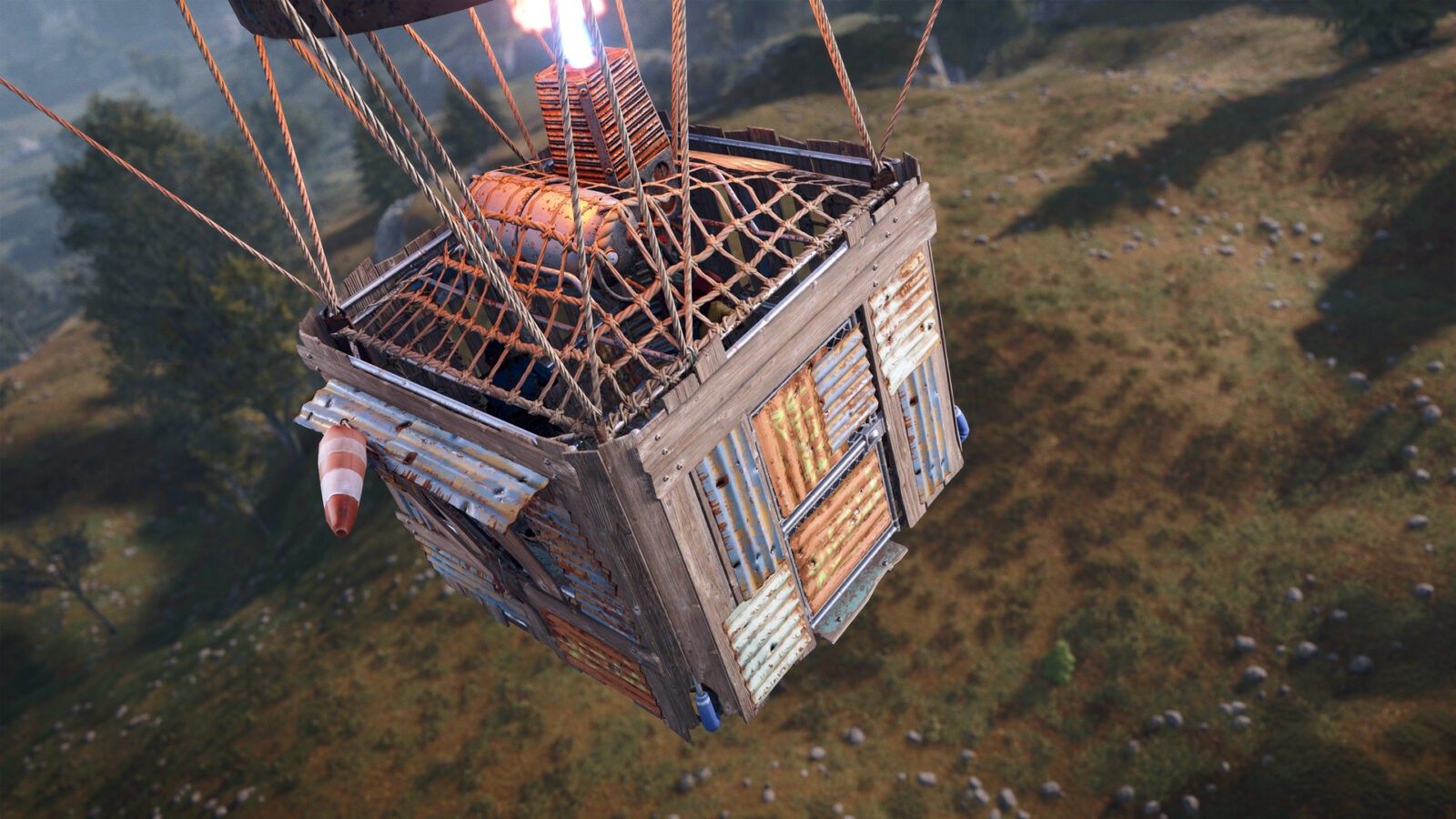 RUST Большое обновление: Новые вертушки, ракеты, парашюты и многое другое!