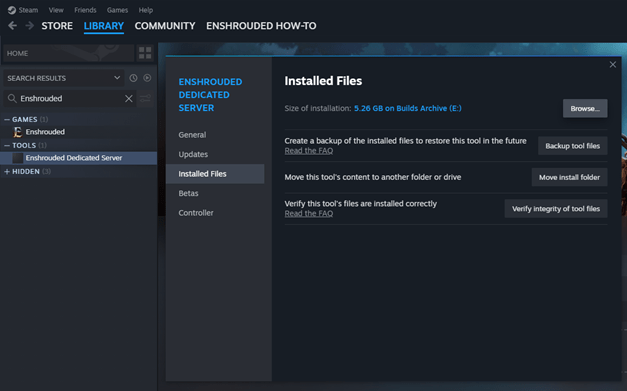 Как настройка сервера Enshrouded (Dedicated Server FAQ)