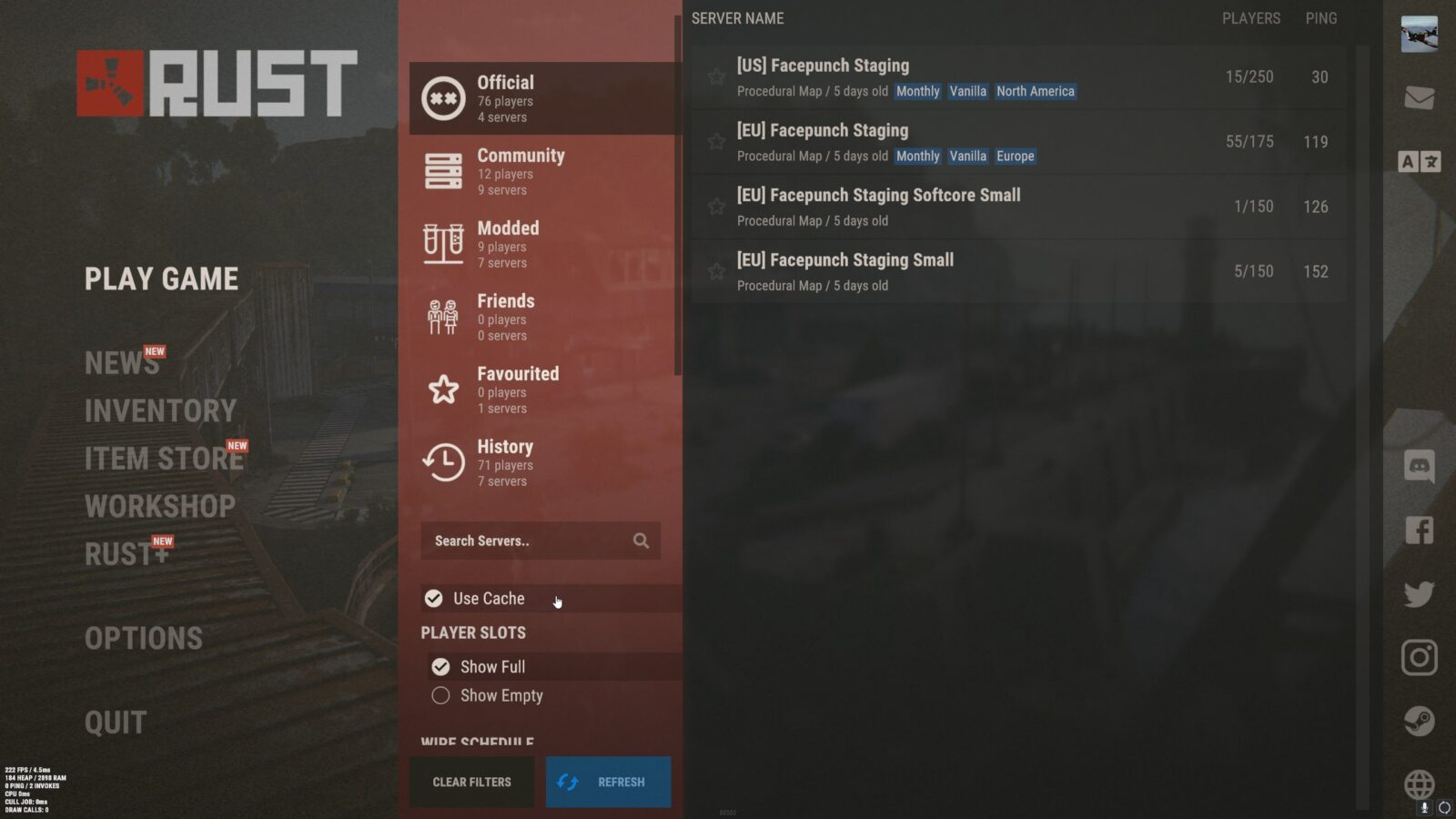 RUST: прочные фундаменты, баланс SMG и улучшения качества жизни
